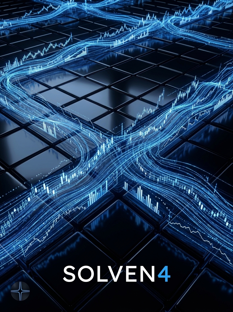SOLVEN4 EDGE trading dashboard showing live signal data streams used for trade journaling and behavioral scoring
